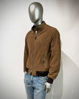 US6-EDGAR Giubbotto Pelle Scamosciata Sesame Man