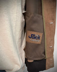 US6-SIMPLE Giubbotto Suede Maglia Pecan/Dark Brown Man