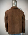 US6-TARRAGON Giubbotto Pelle Scamosciata Pecan Man