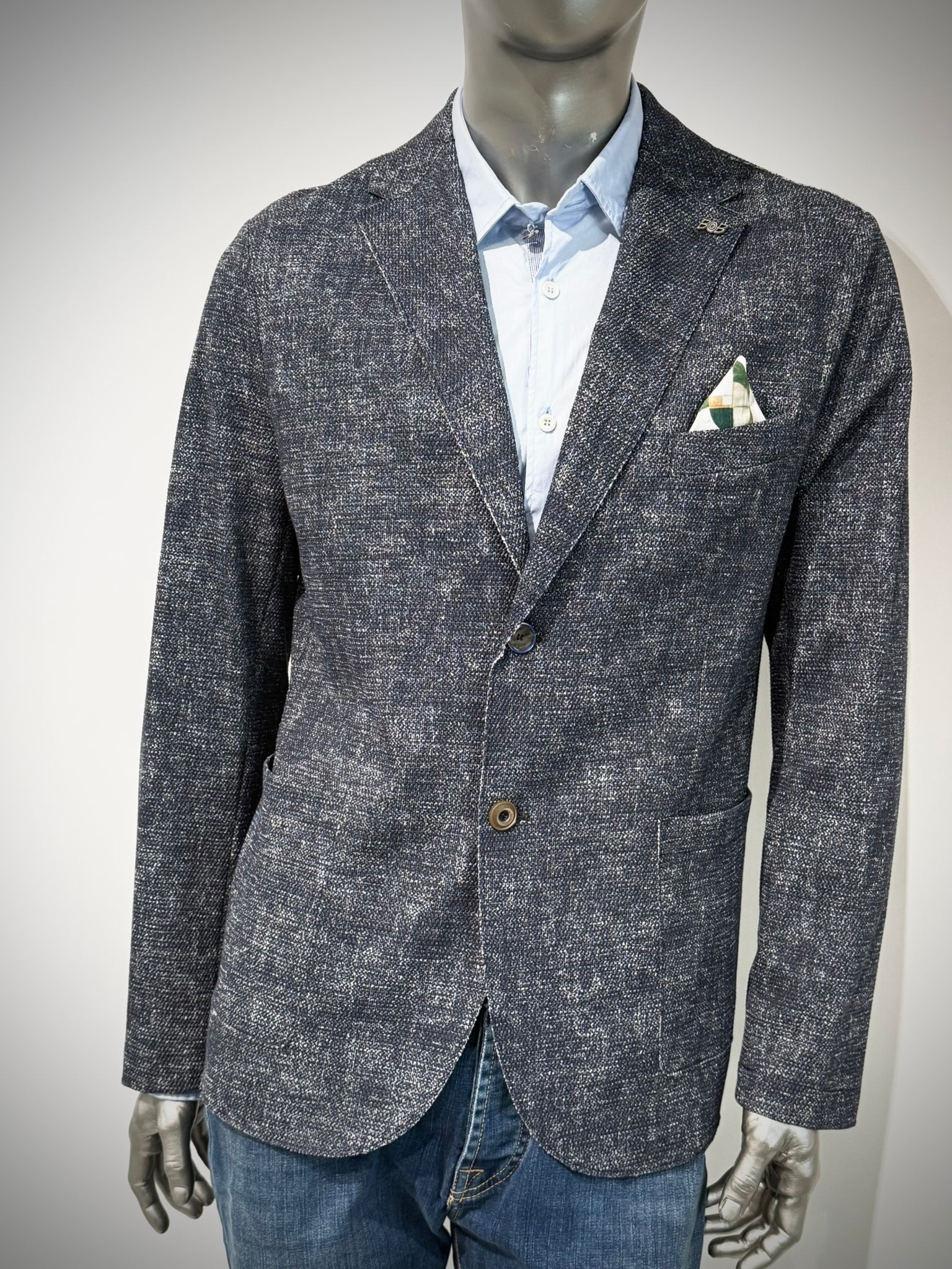 S6-EASY585 Giacca Monopetto Notte Man