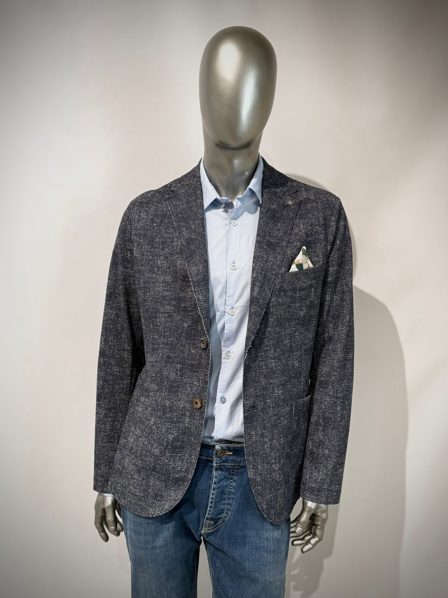 S6-EASY585 Giacca Monopetto Notte Man