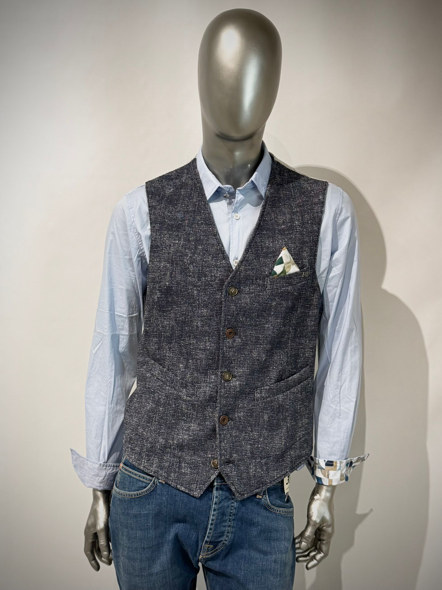 S6-DRUG585 Gilet Notte Man