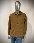 US6-ST.MALO Work Jacket Linen Tabacco Man