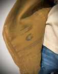 US6-ST.MALO Work Jacket Linen Tabacco Man