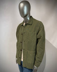 US6-ST.MALO Work Jacket Linen Green Man