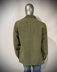 US6-ST.MALO Work Jacket Linen Green Man