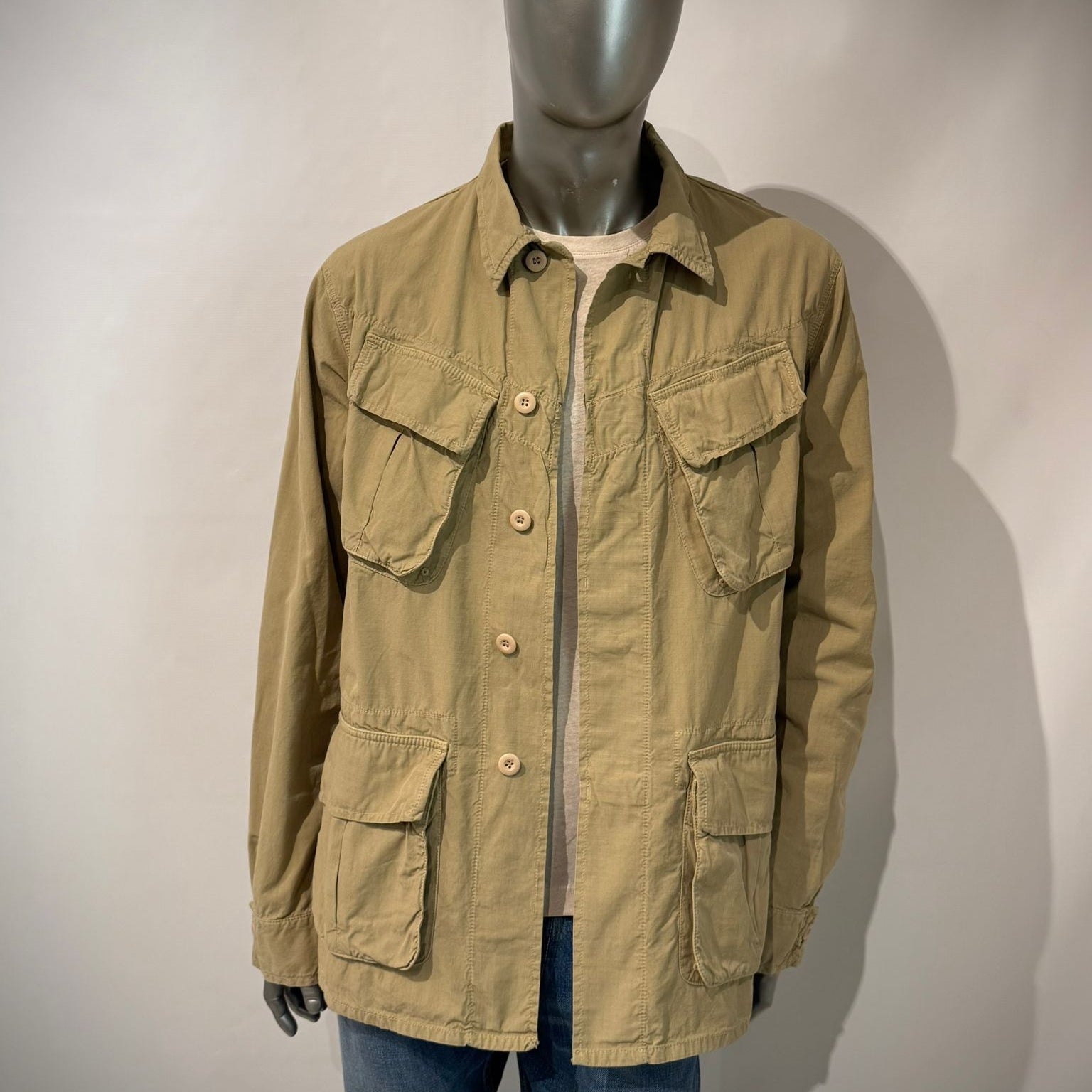 US6-INTREPID FieldJacket Ripstop Sand Man