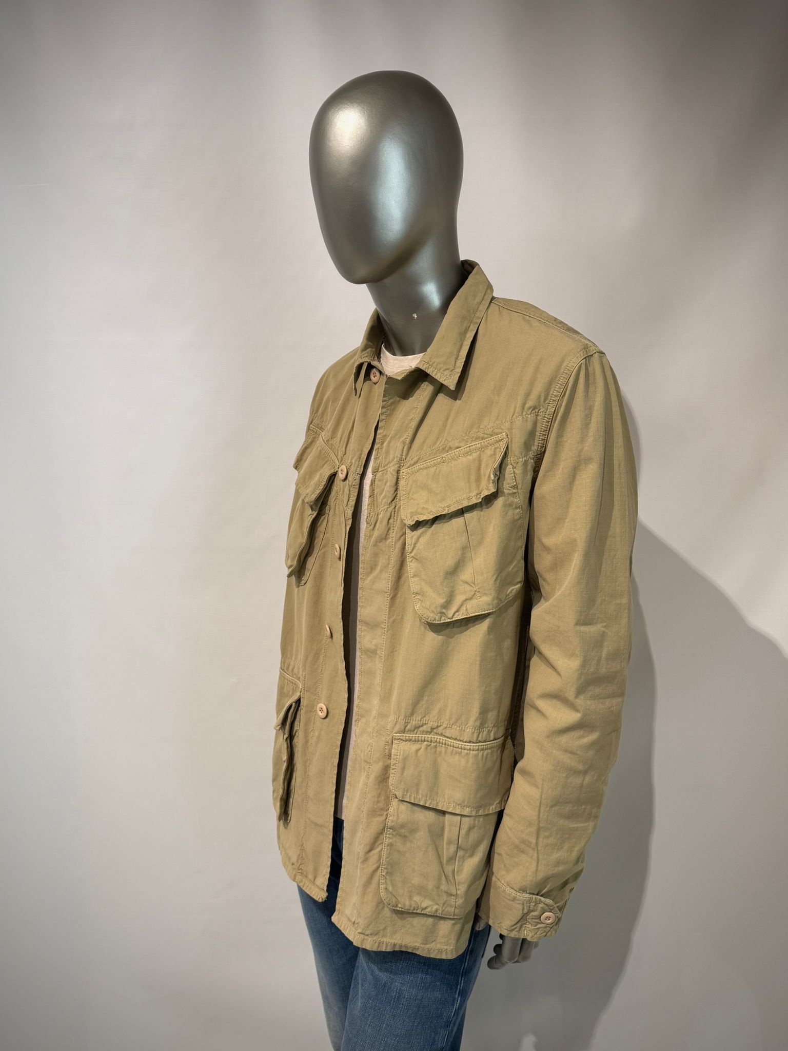 US6-INTREPID FieldJacket Ripstop Sand Man