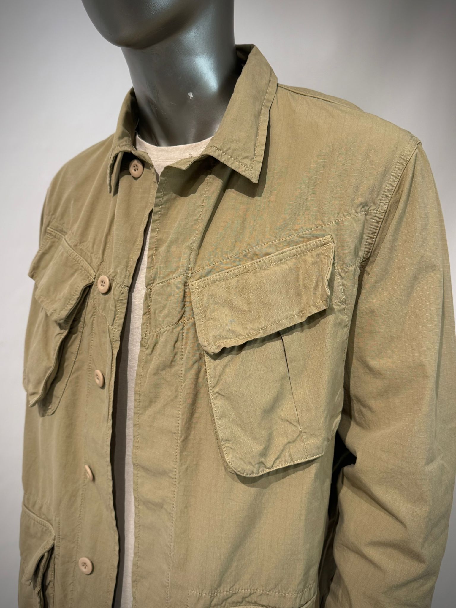 US6-INTREPID FieldJacket Ripstop Sand Man