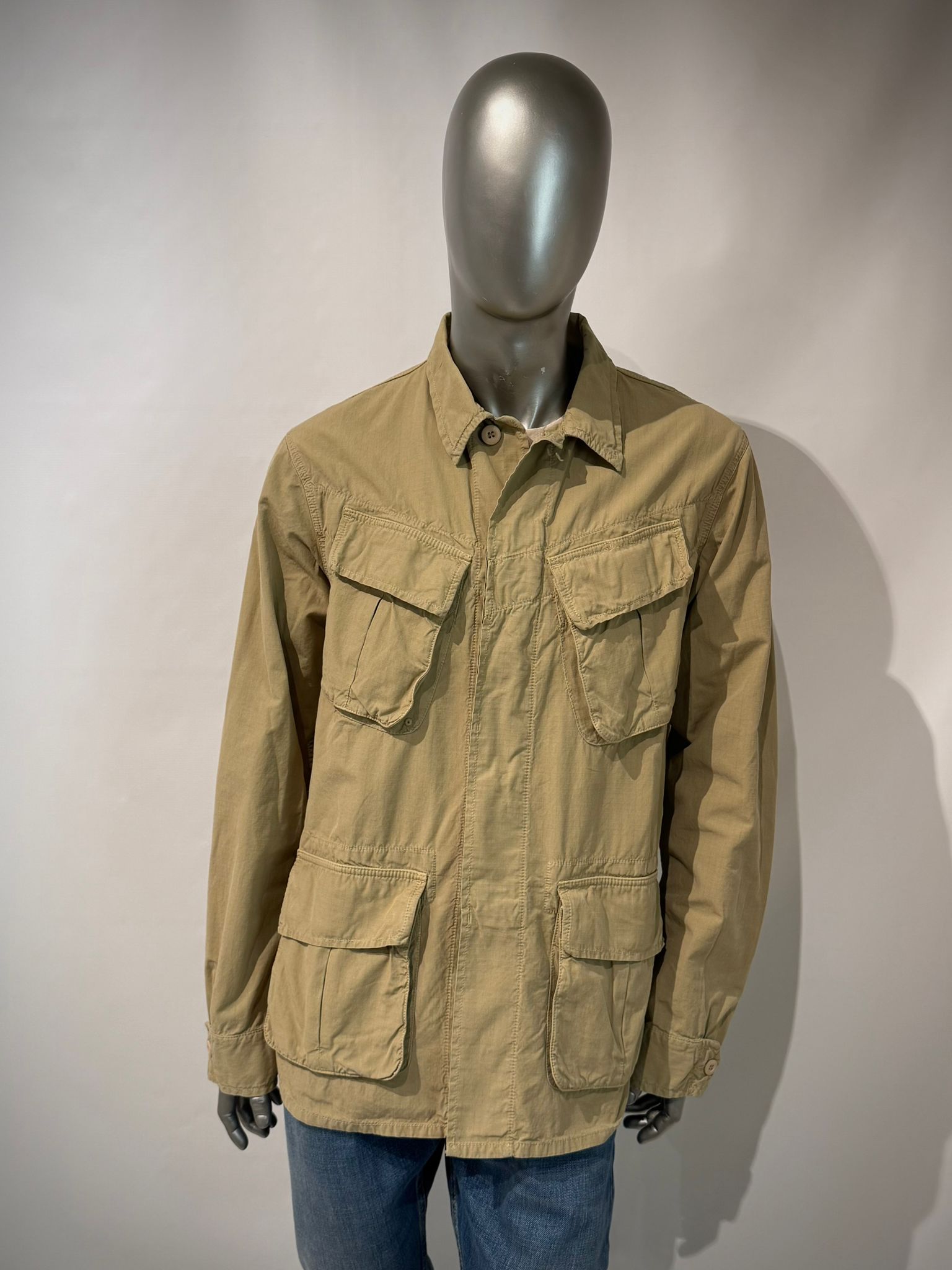 US6-INTREPID FieldJacket Ripstop Sand Man