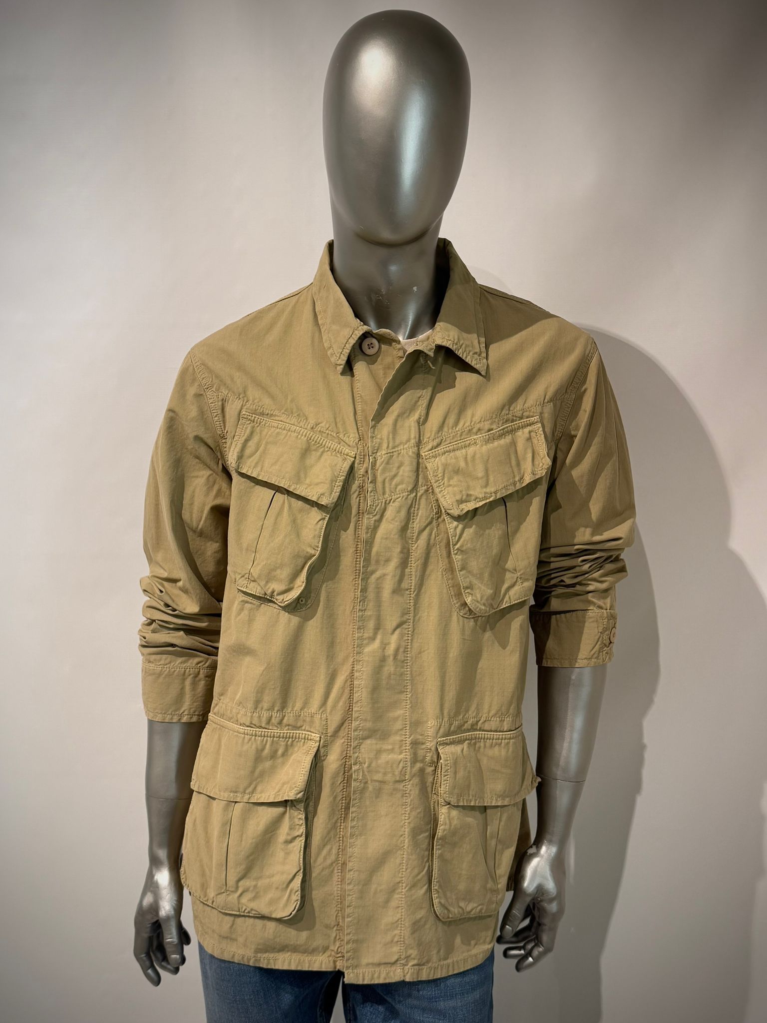 US6-INTREPID FieldJacket Ripstop Sand Man