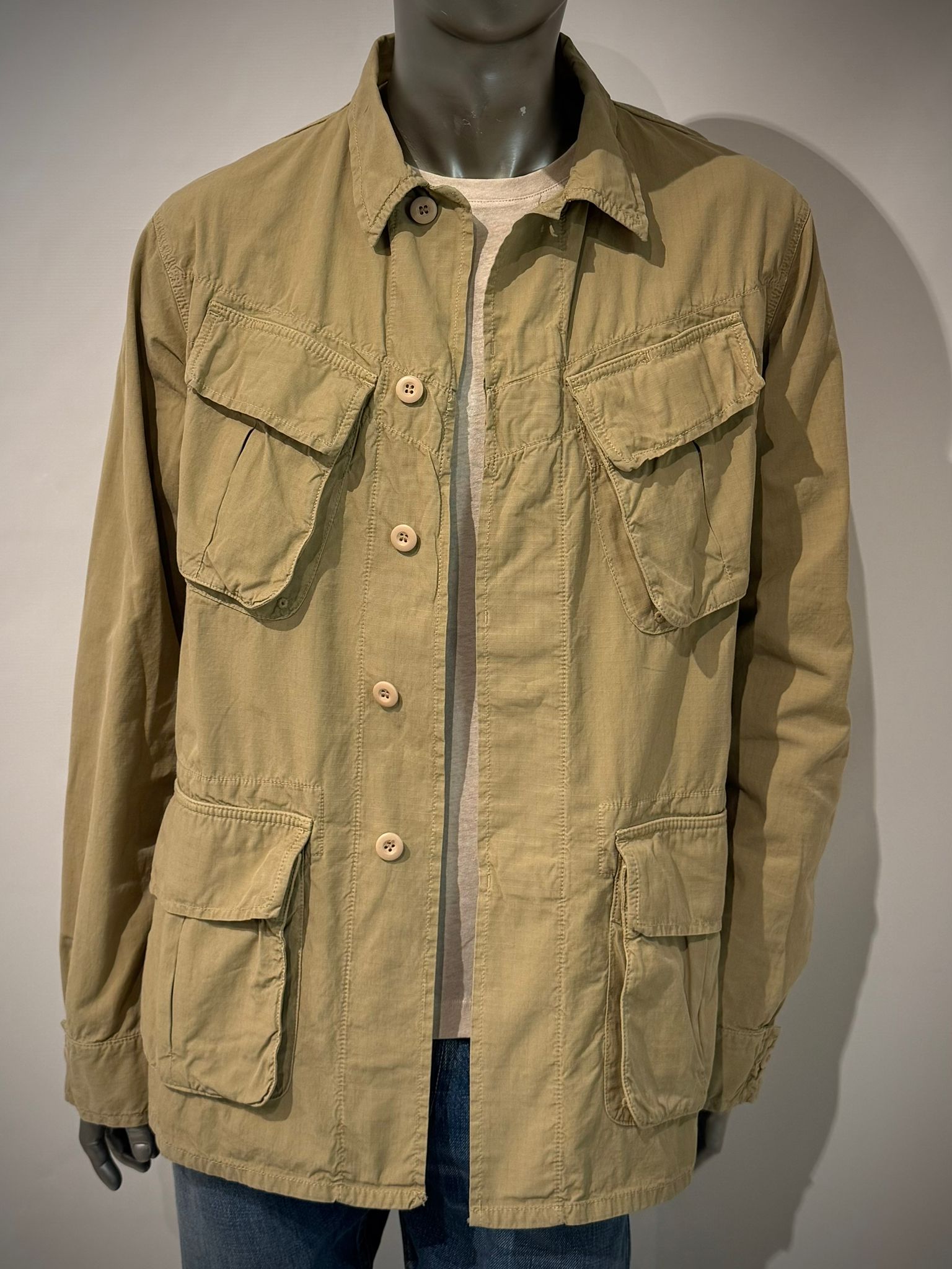 US6-INTREPID FieldJacket Ripstop Sand Man