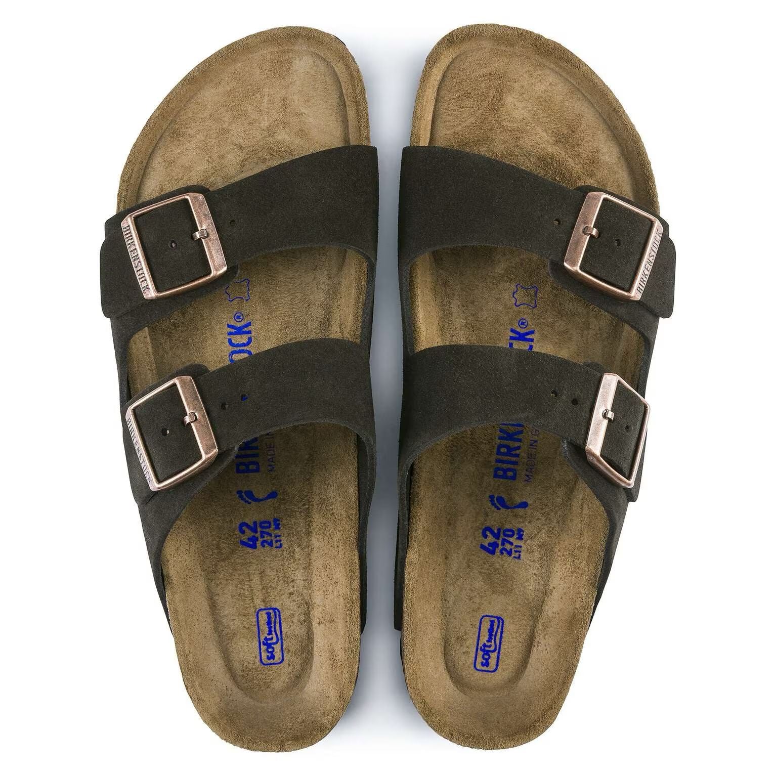 0951313 0951311 Arizona Plantare Soft Suede Mocha