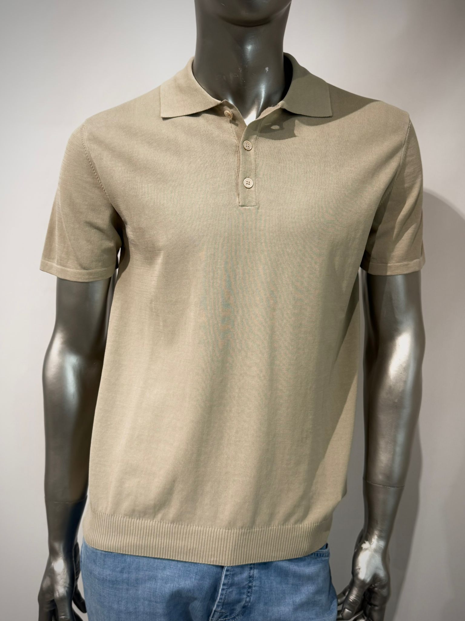 S6-0305 Polo Manica Corta Crepe Sacco Man