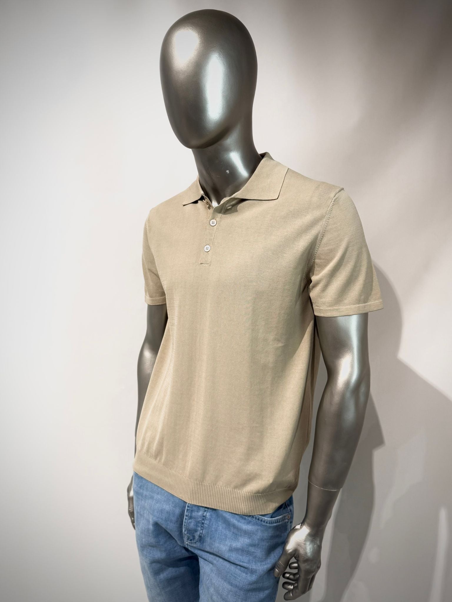 S6-0305 Polo Manica Corta Crepe Sacco Man