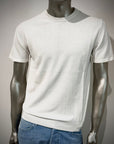 S6-0307 T-Shirt Manica Corta Crepe Bianco Man