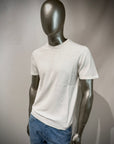 S6-0307 T-Shirt Manica Corta Crepe Bianco Man