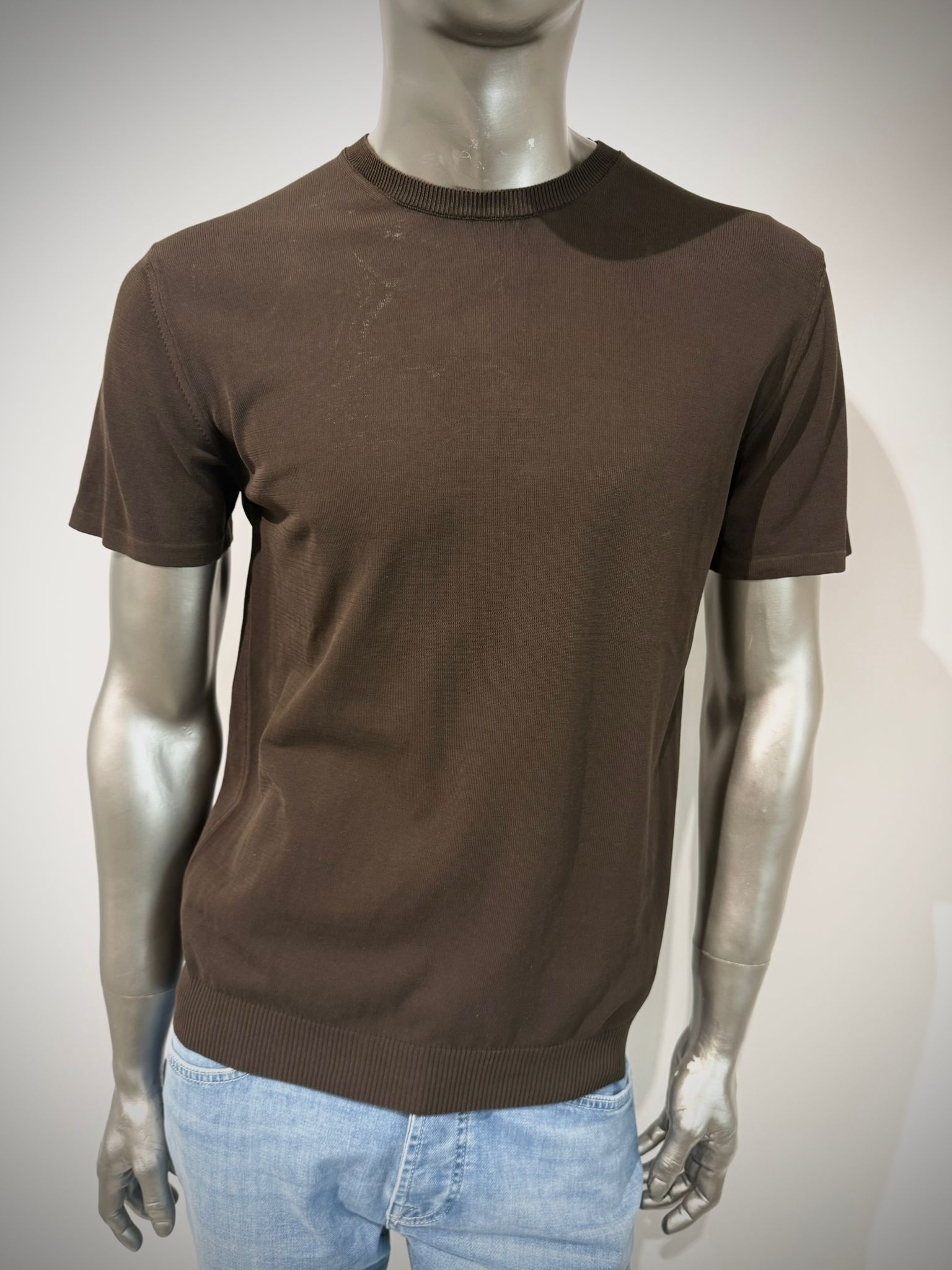 S6-0307 T-Shirt Manica Corta Crepe Moro Man