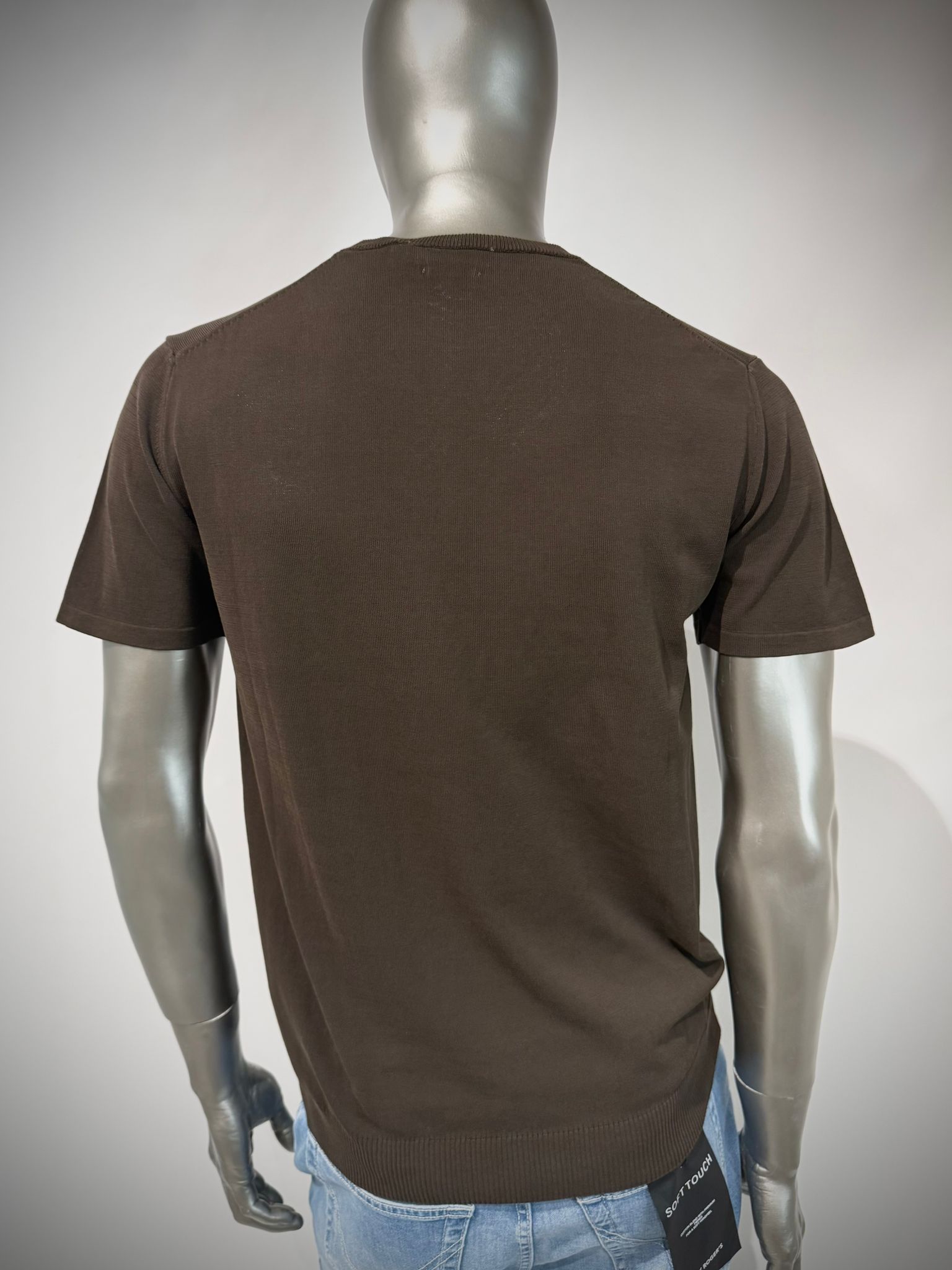S6-0307 T-Shirt Manica Corta Crepe Moro Man