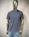 S6-0905 T-Shirt Cotone Organico Blue Man