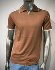 S6-3011 Polo Cotone Camel Man