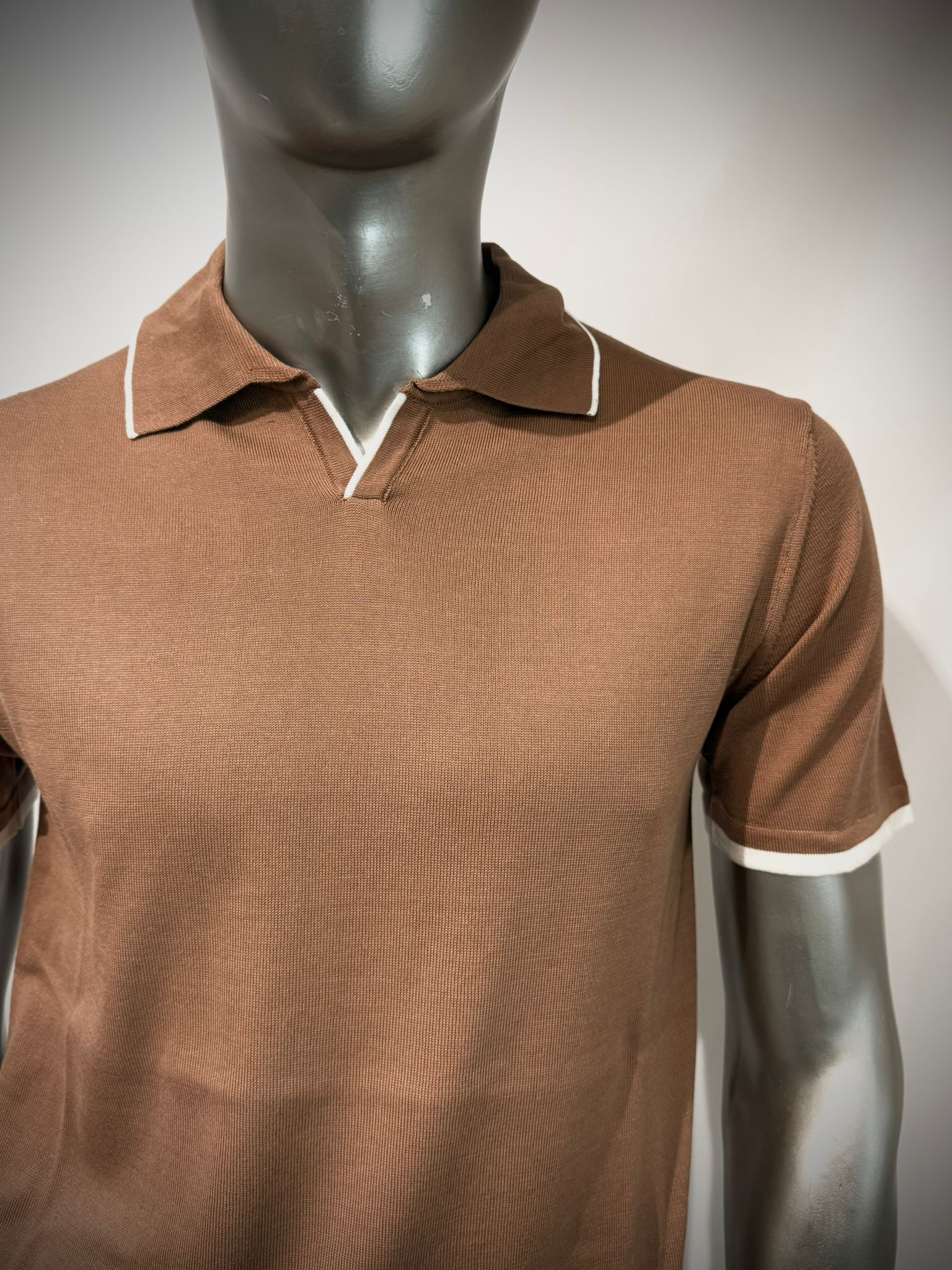 S6-3011 Polo Cotone Camel Man