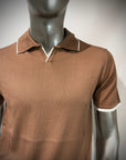 S6-3011 Polo Cotone Camel Man