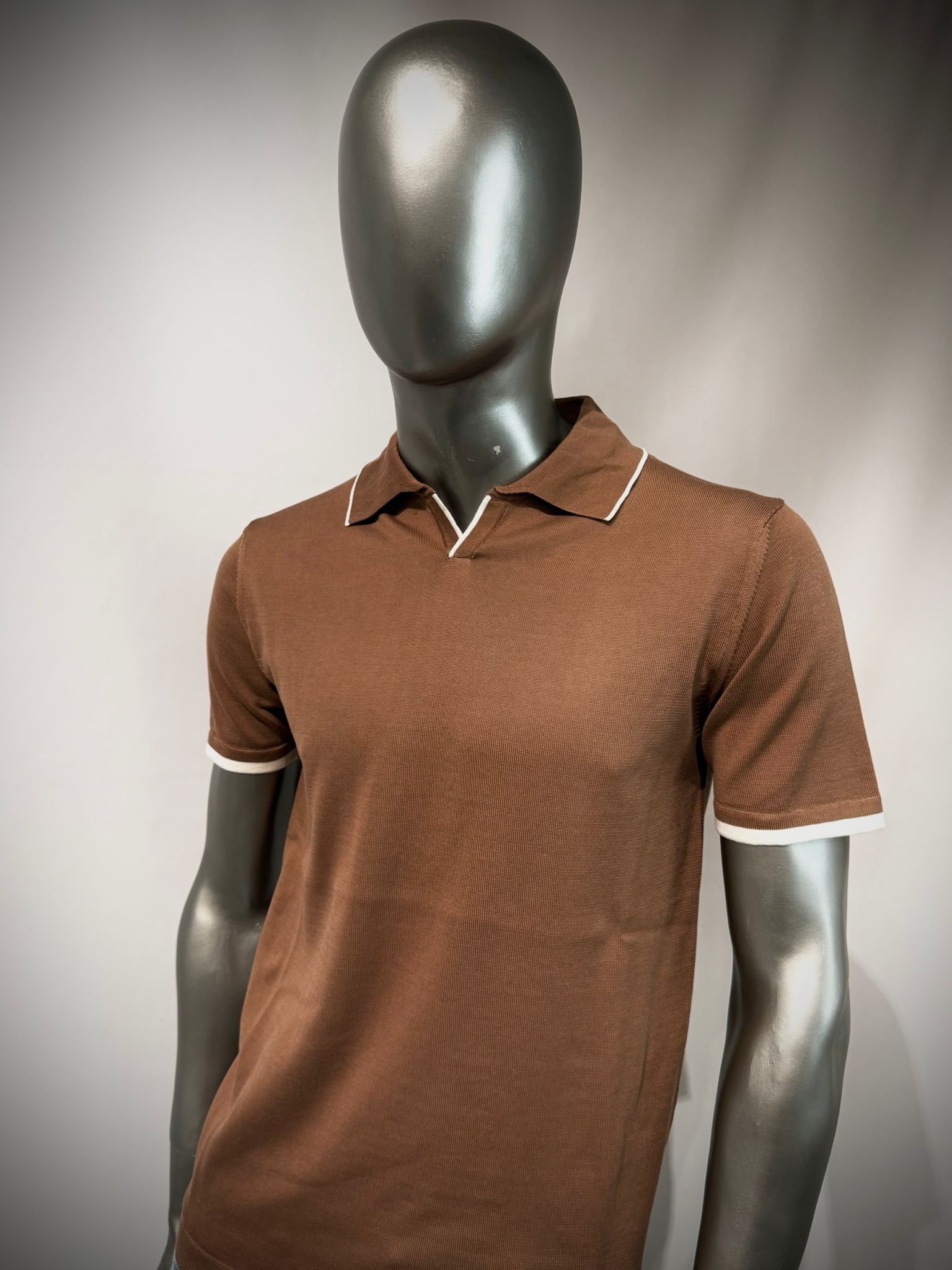 S6-3011 Polo Cotone Camel Man