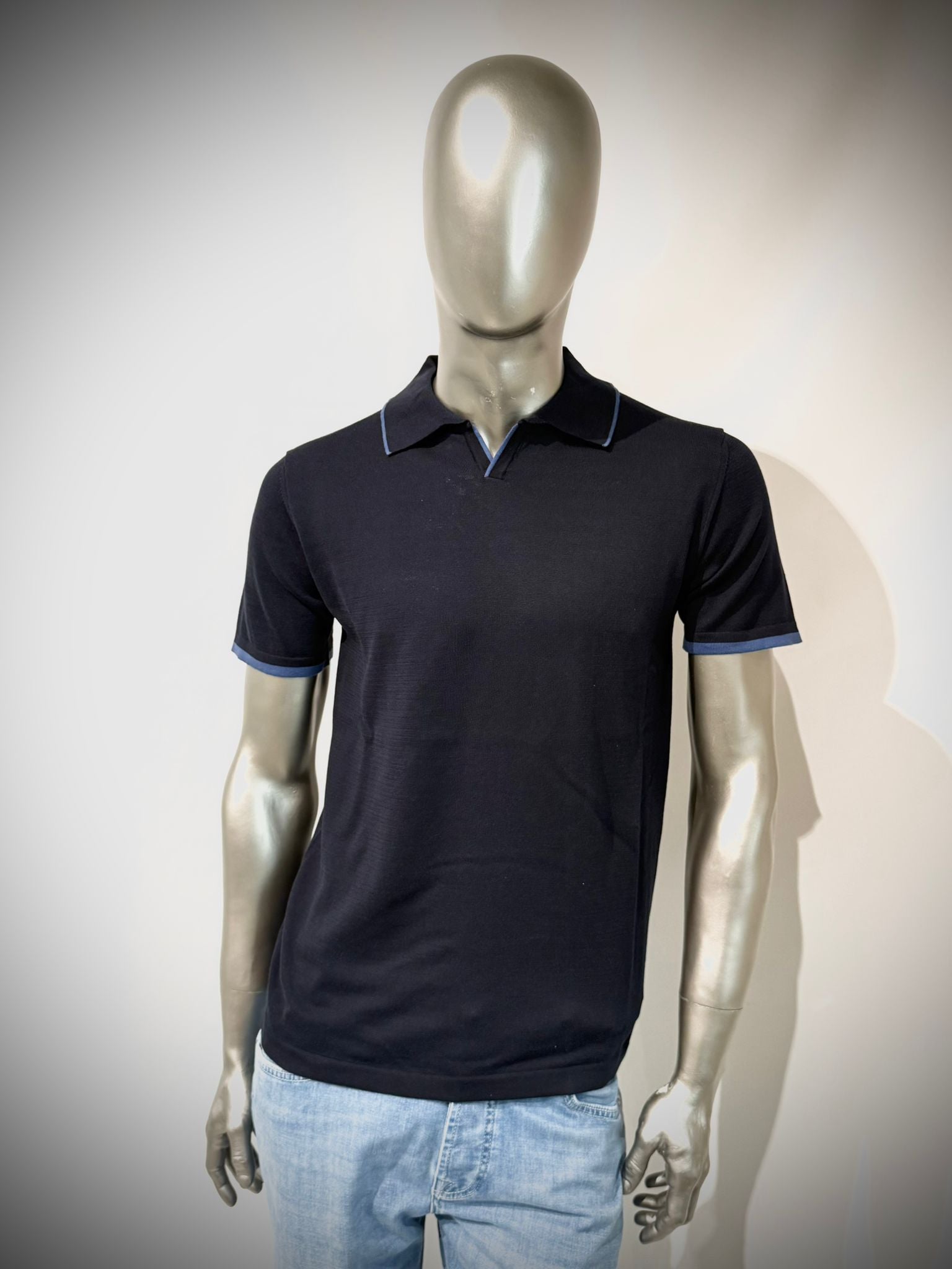 S6-3011 Polo Cotone Notte Man