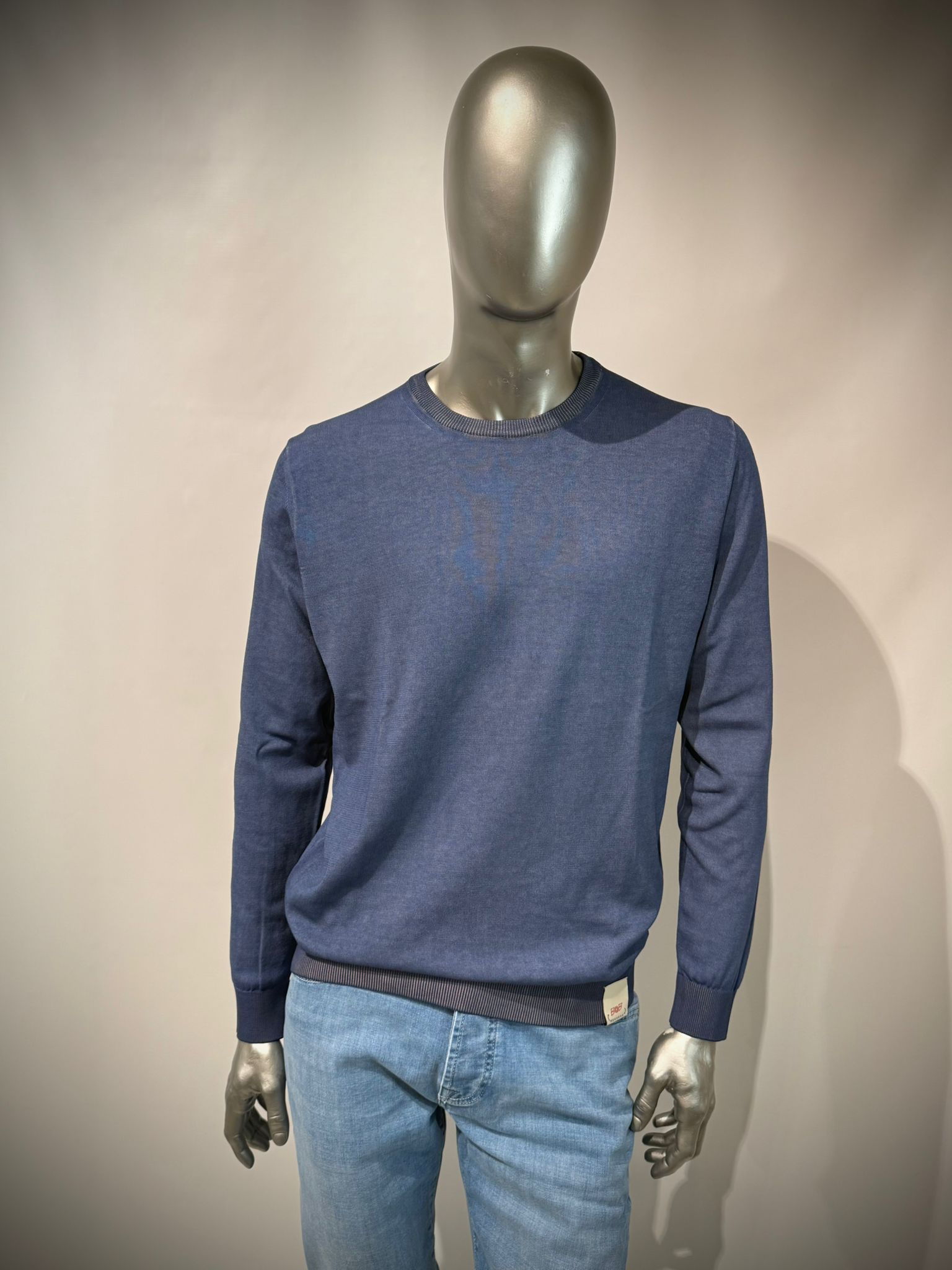 S6-BART Girocollo Reversibile Inchiostro/Yuta Man