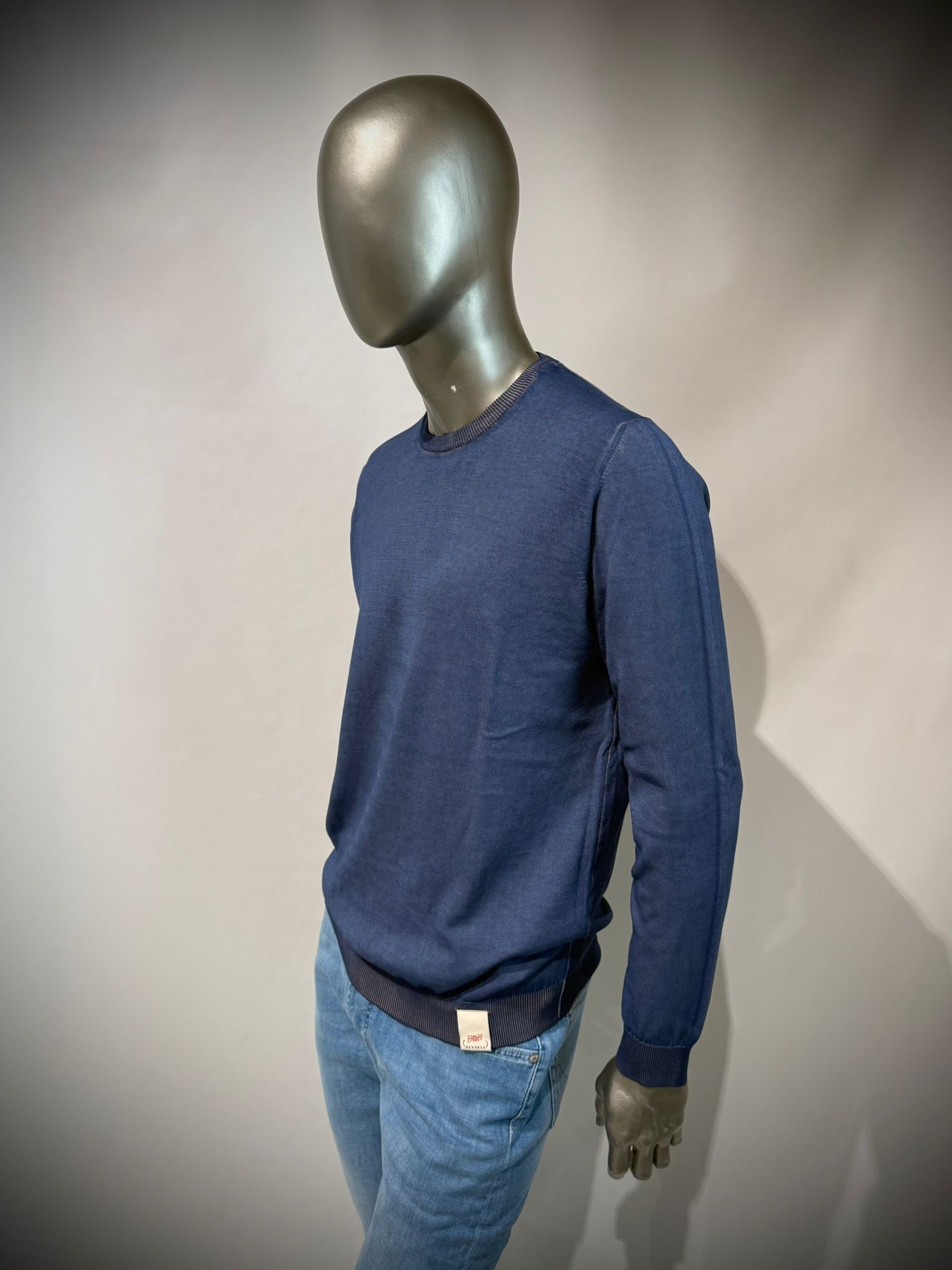 S6-BART Girocollo Reversibile Inchiostro/Yuta Man