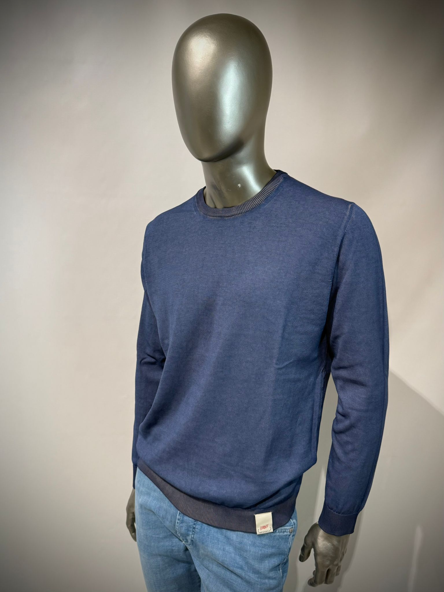 S6-BART Girocollo Reversibile Inchiostro/Yuta Man