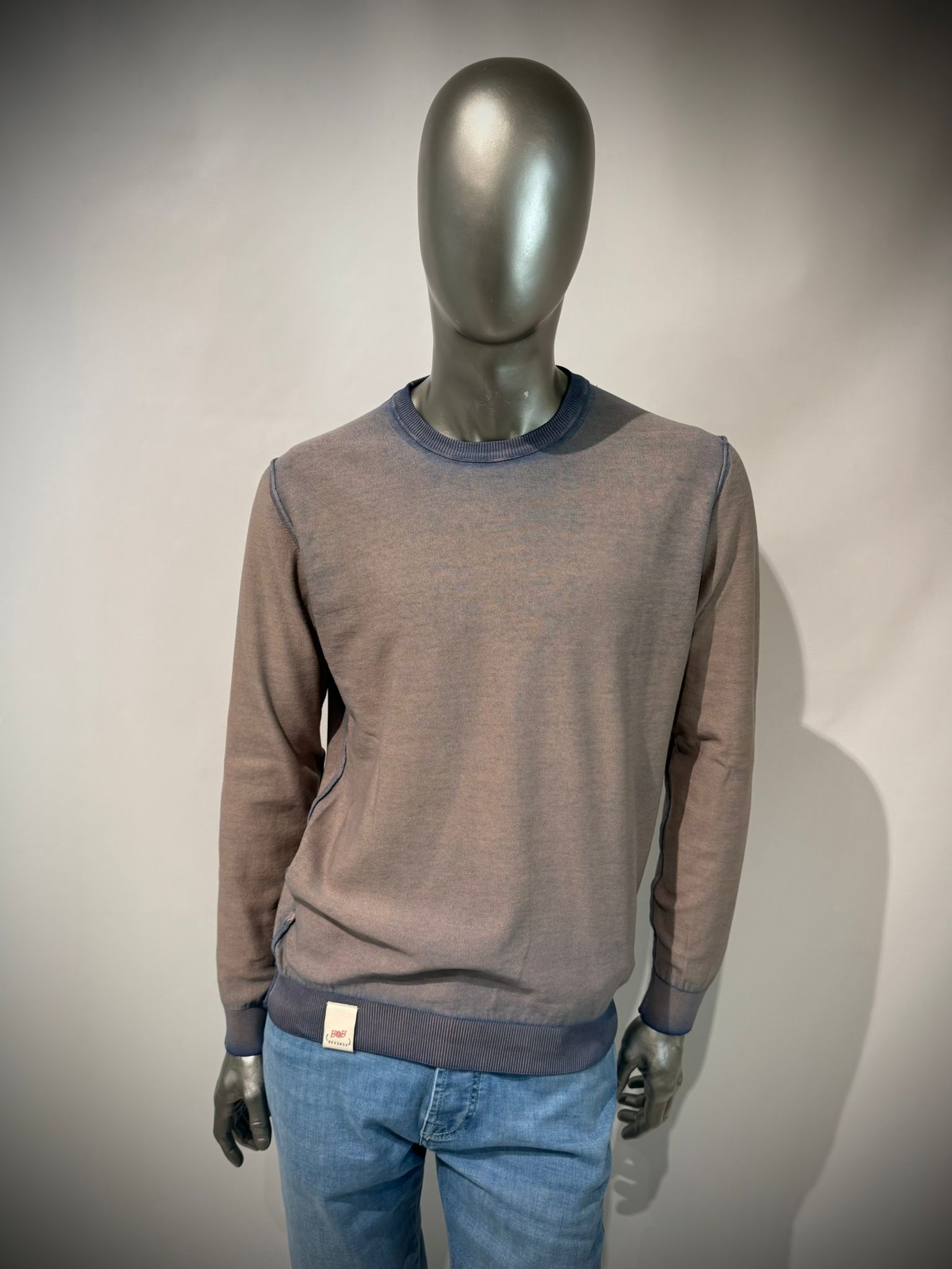 S6-BART Girocollo Reversibile Inchiostro/Yuta Man