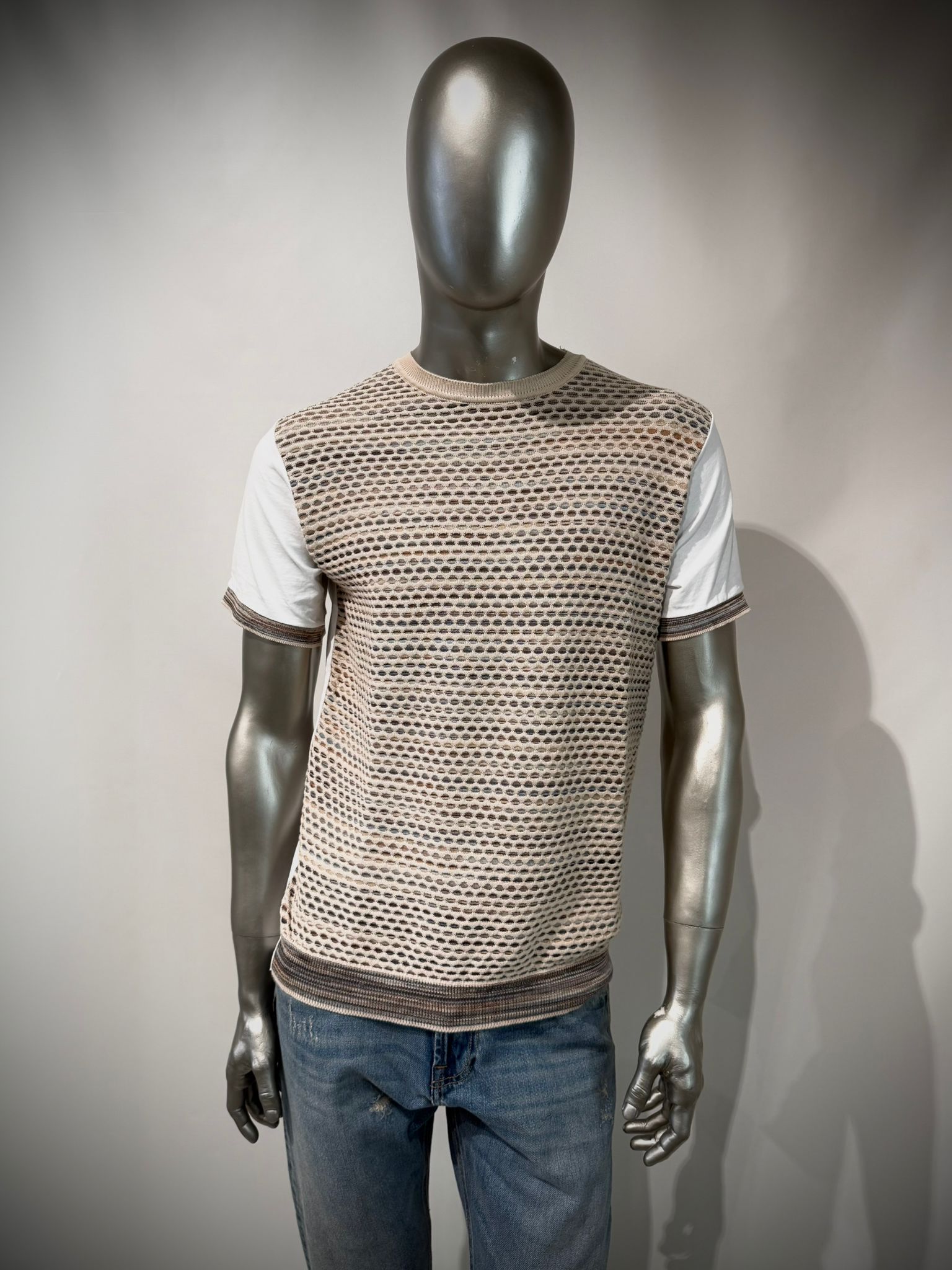S6-TEXT T-Shirt Punto Maglia Var.1 Man