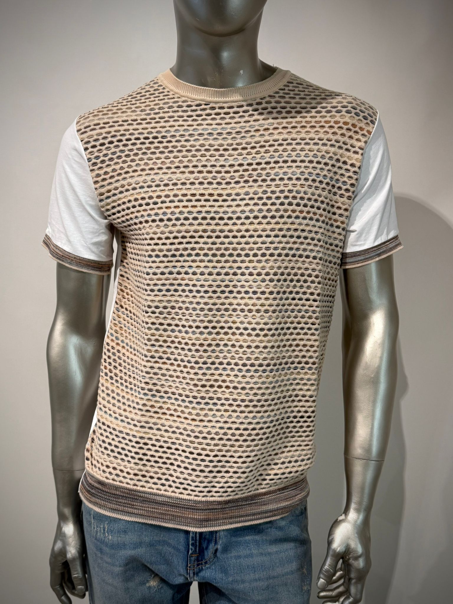 S6-TEXT T-Shirt Punto Maglia Var.1 Man
