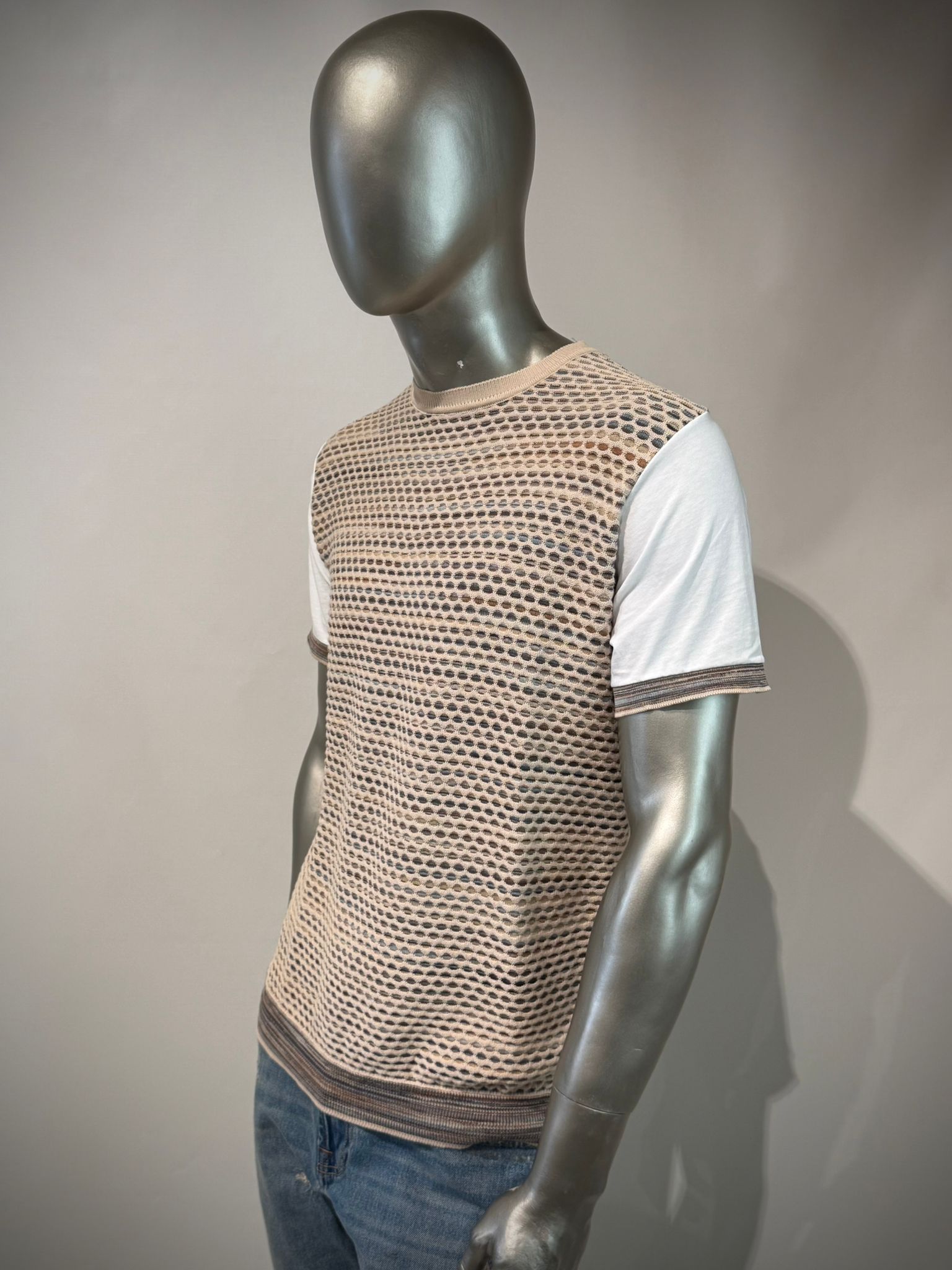 S6-TEXT T-Shirt Punto Maglia Var.1 Man