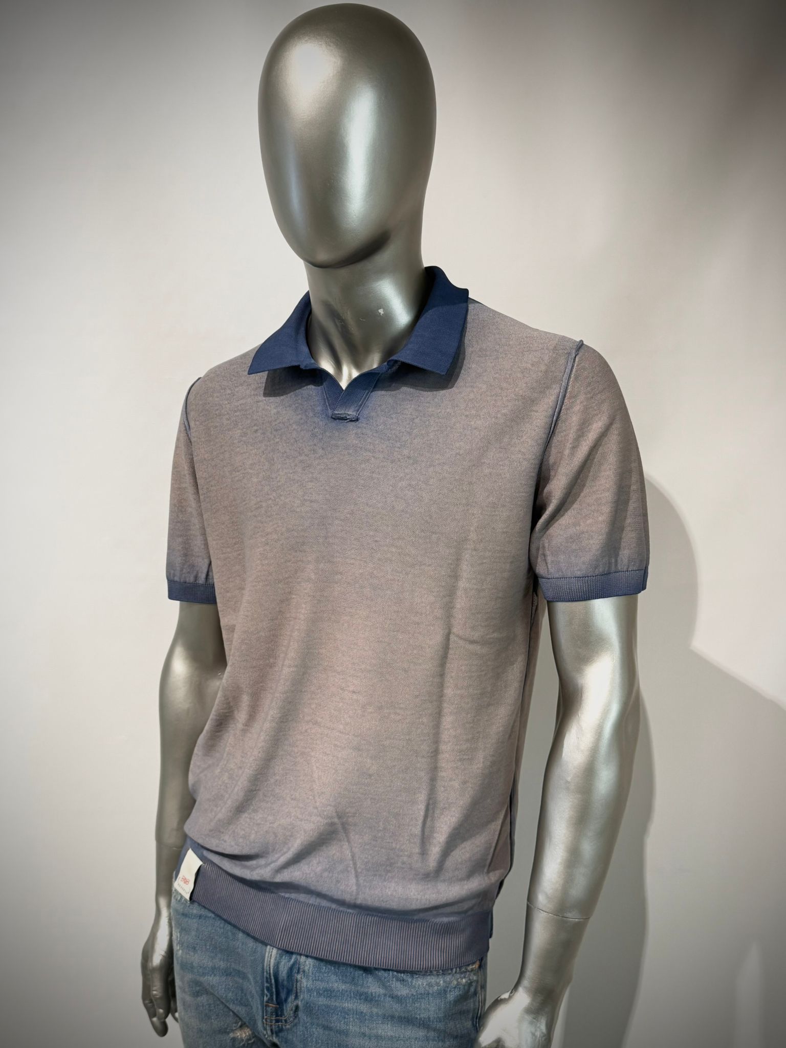S6-PERRY Polo Reversibile Inchiostro/Yuta Man