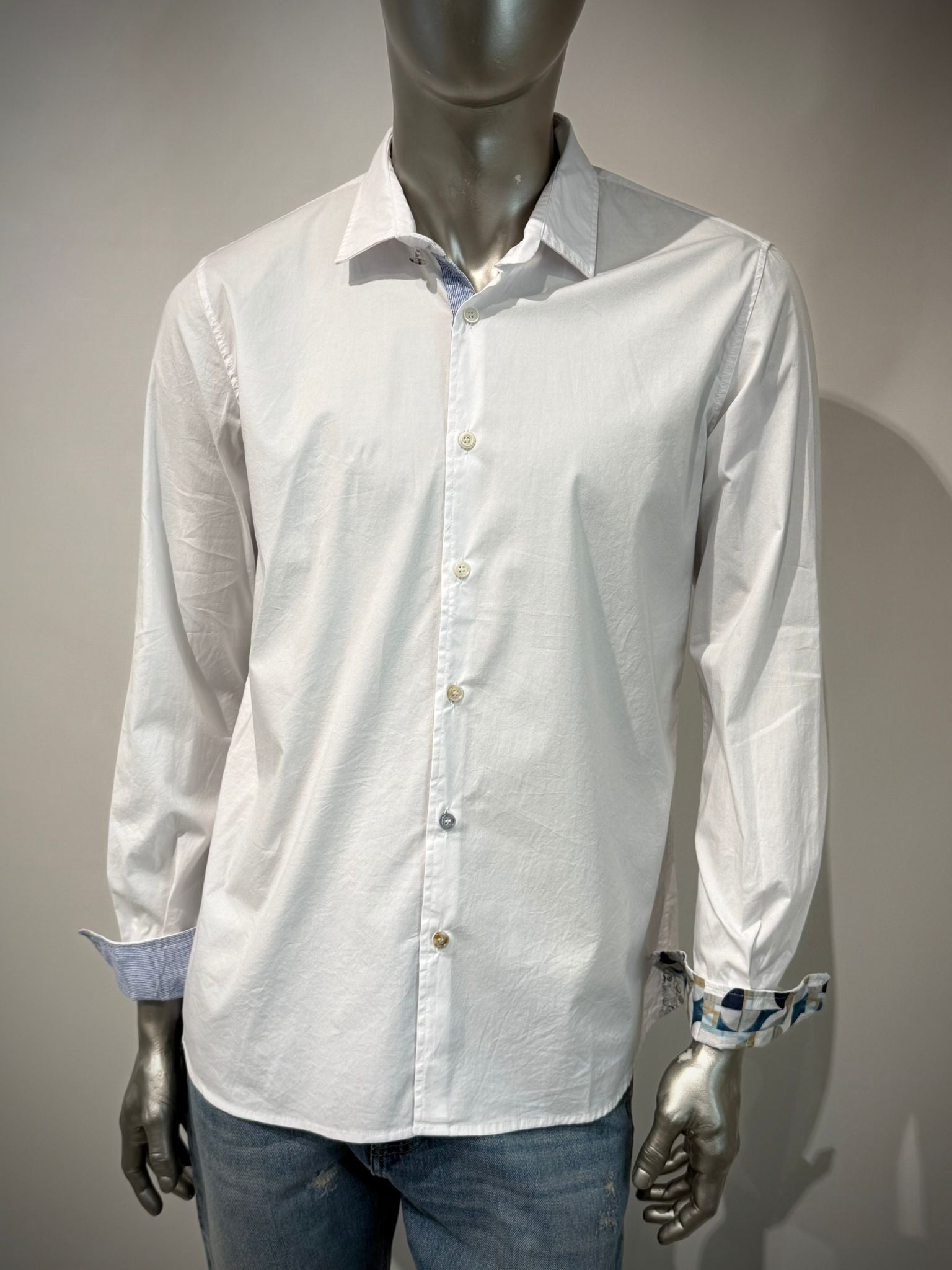 S6-RABBY Camicia Var.0517 Bianco Man