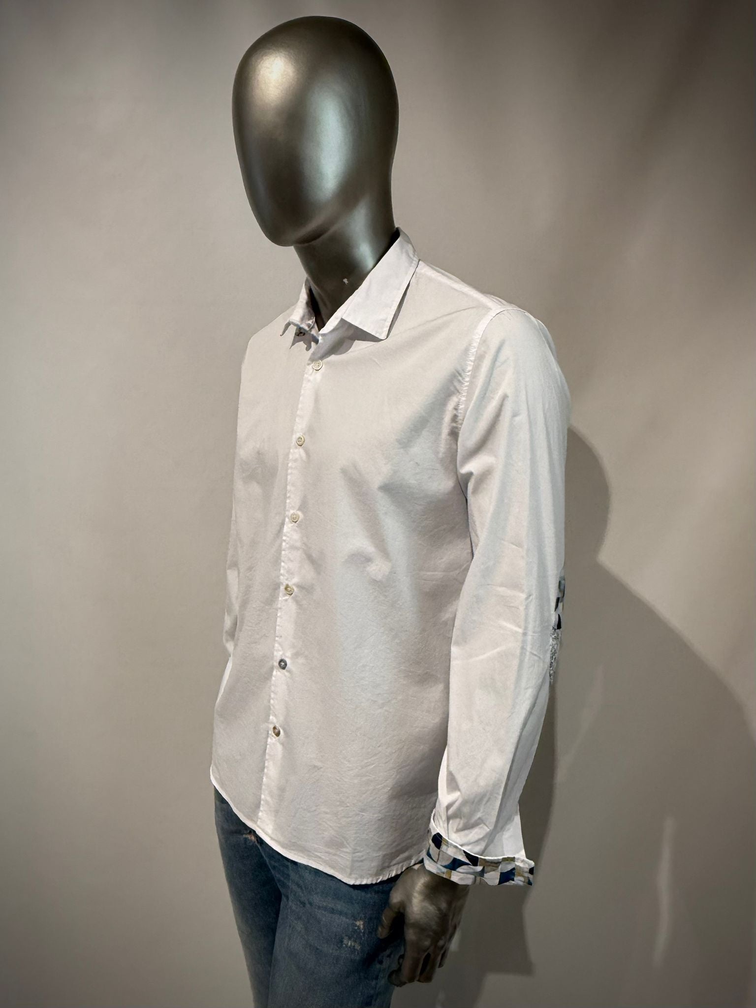 S6-RABBY Camicia Var.0517 Bianco Man