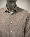 S6-HOLE Camicia Lino Var.0519 Moro Man