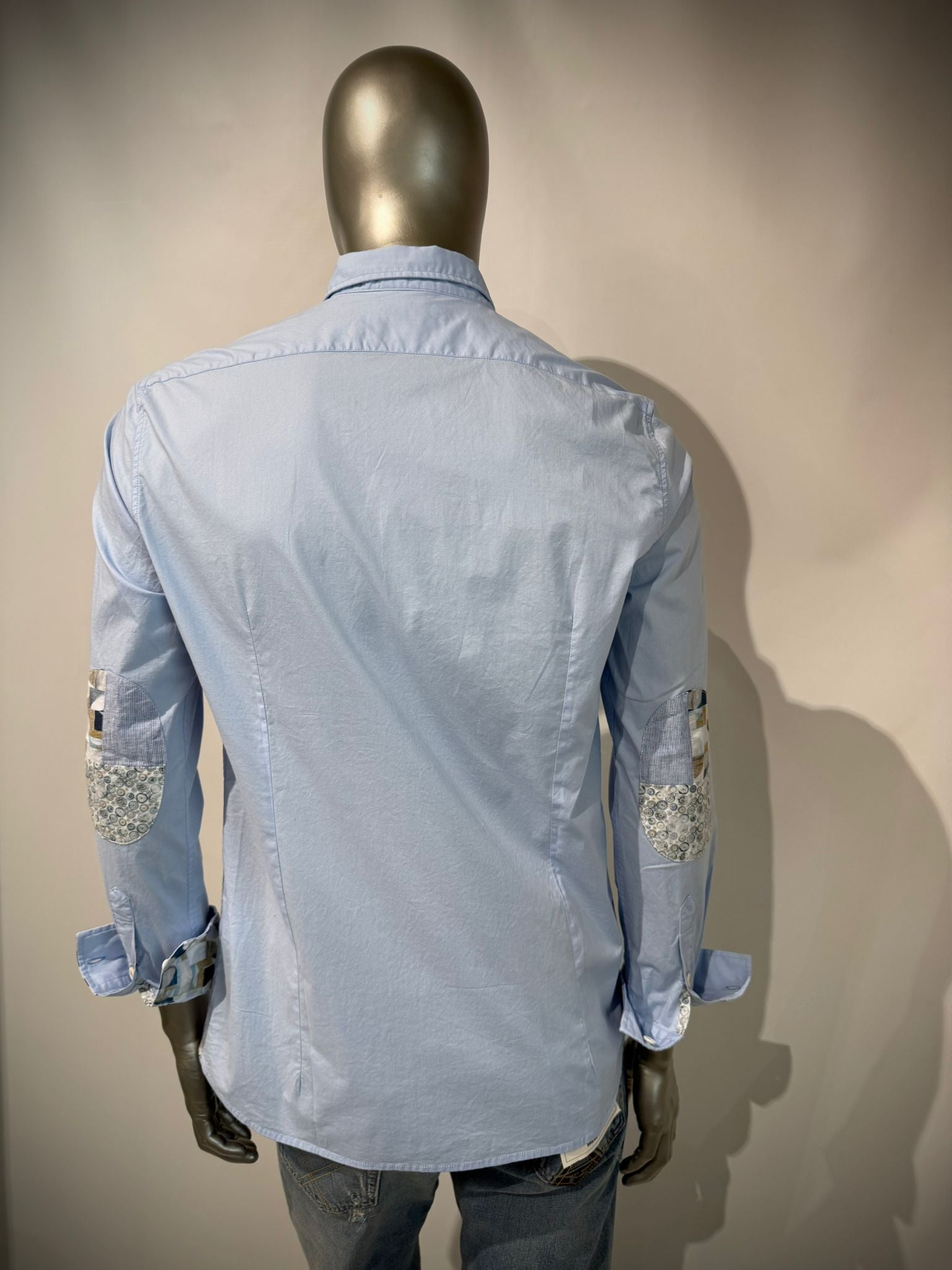 S6-RABBY Camicia Var.0517 Cielo Man