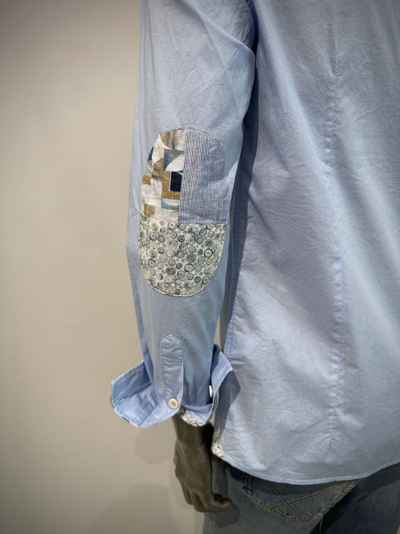 S6-RABBY Camicia Var.0517 Cielo Man