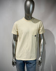 US6- T-Shirt Pocket Jersey Light Yellow Man