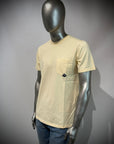 US6- T-Shirt Pocket Jersey Light Yellow Man