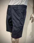 S6-2004 BERMUDA SUPIMA Cotton Stretch Blue Man