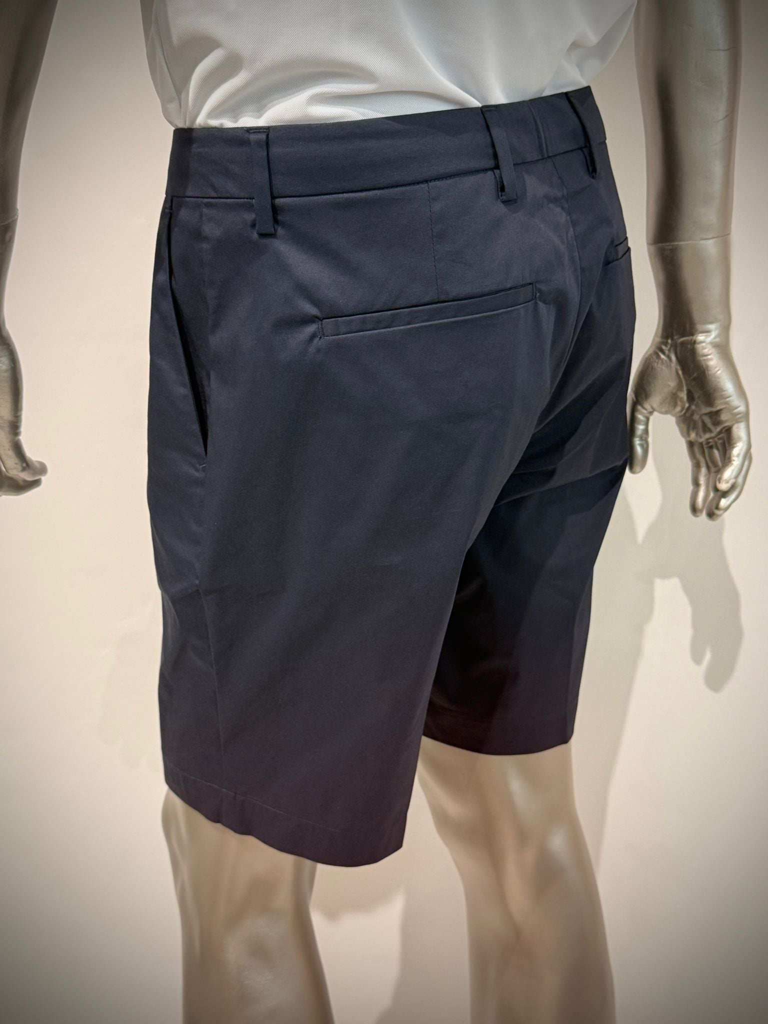 S6-2004 BERMUDA SUPIMA Cotton Stretch Blue Man