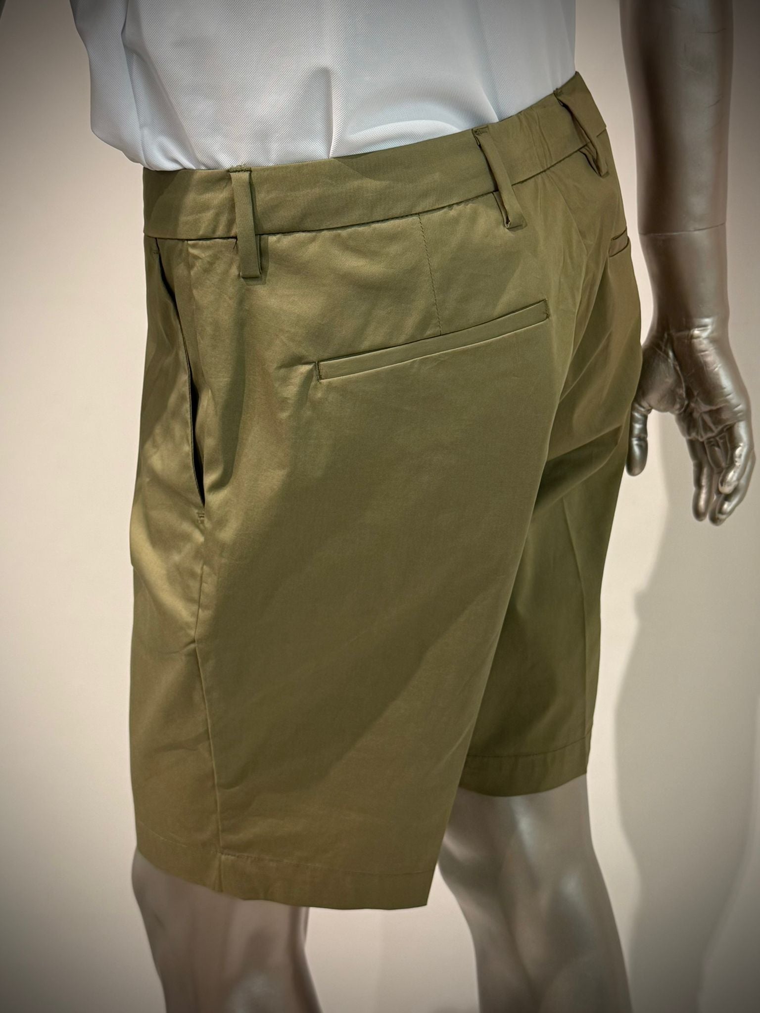 S6-2004 BERMUDA SUPIMA Cotton Stretch Militare Man