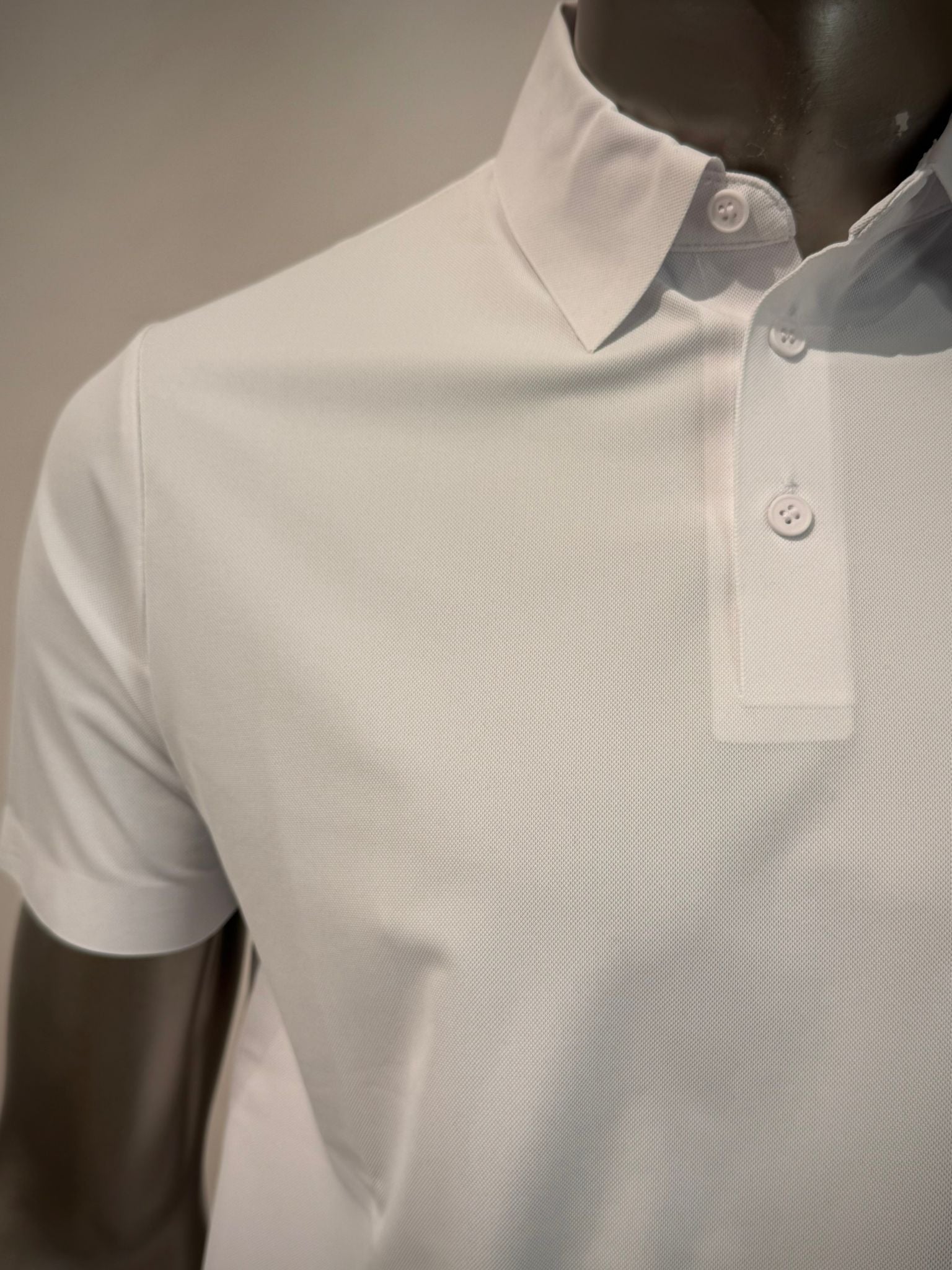 S6-0003 POLO Oxford 3D Bianco Man