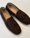 S6-4415/520 Mocassino Car-Shoes Suede Dark Brown Man