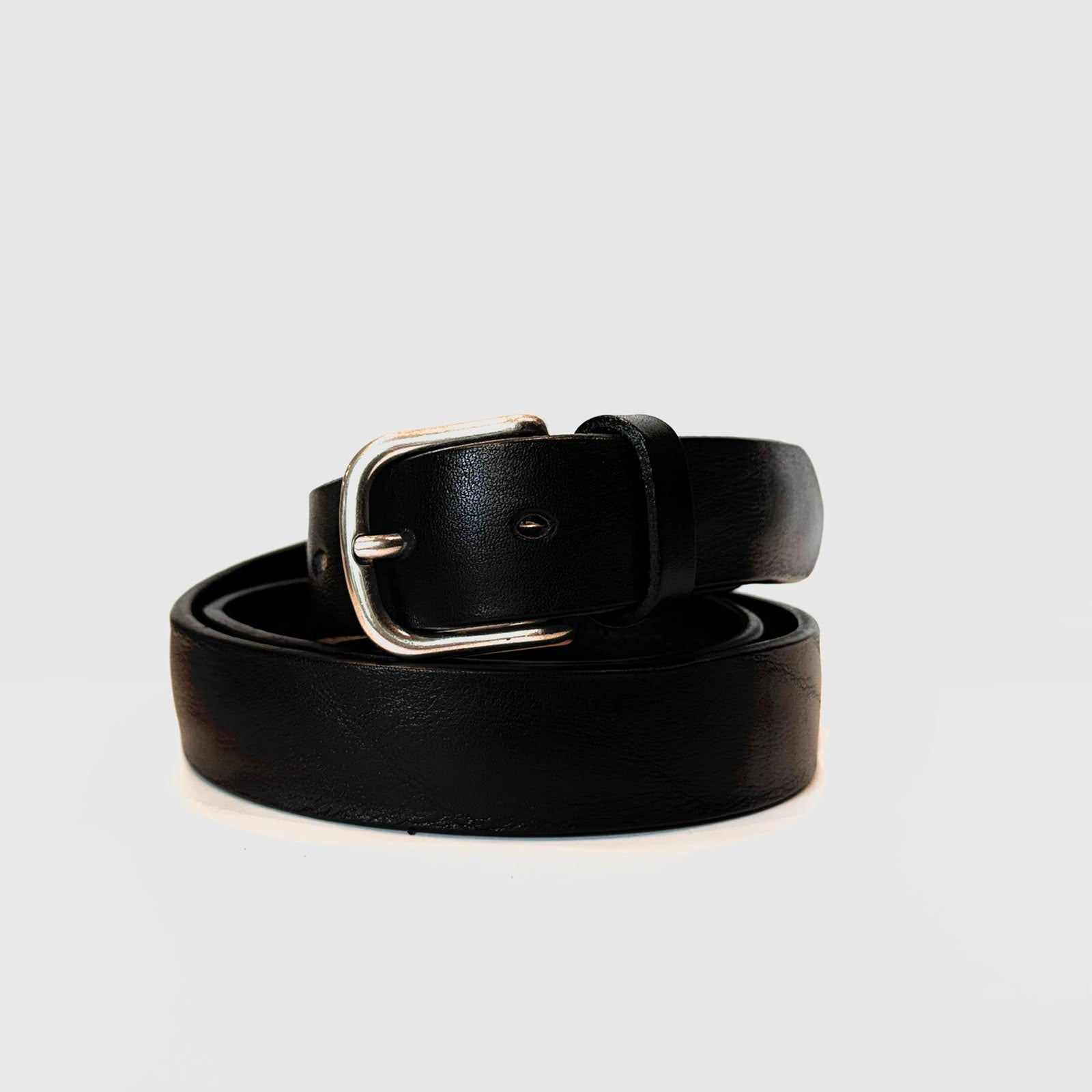 697/30 Cintura In Pelle Vintage Nero